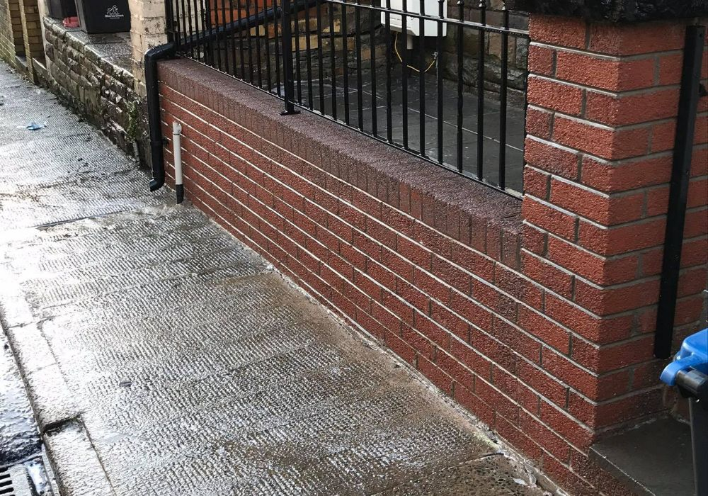 wall cleaning abertillery
